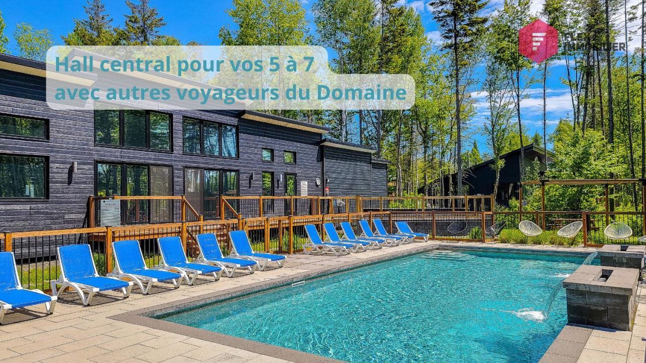 Le Bleu Bourgeois De Portneuf - Natural Elegance - Hot Tub, Sauna And Pool Pont-Rouge Exteriér fotografie